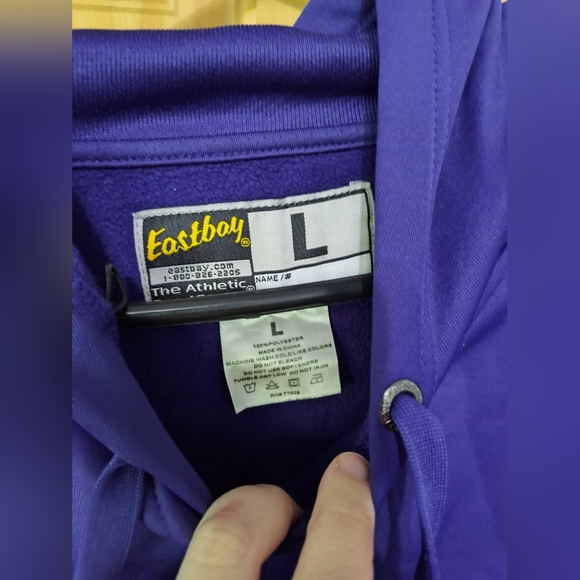 Eastbay purple hoodie size large - Picture 4 of 8